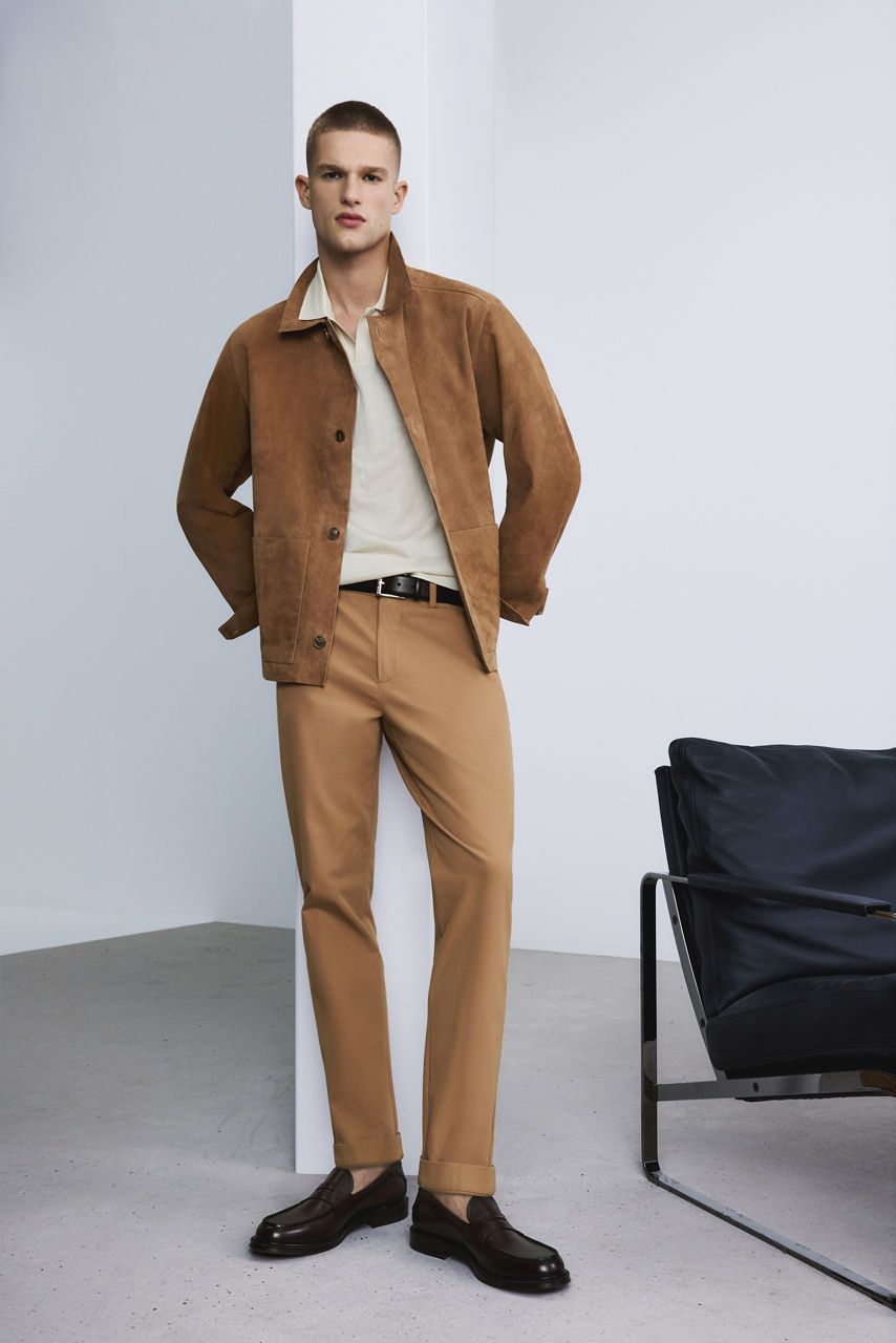 Selection of trousers for men by BOSS
