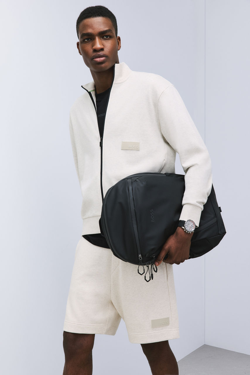 BOSS Polo with shorts
