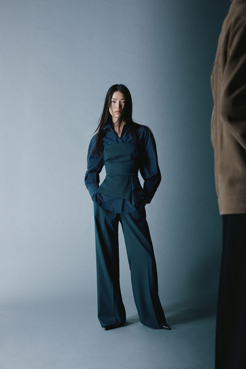 Selection of trousers and shorts for woman by HUGO