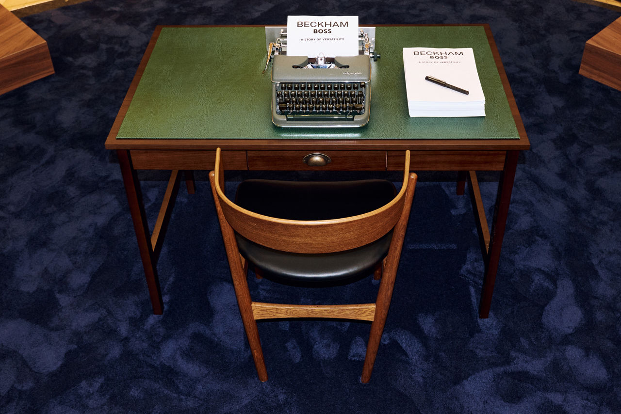 David Beckham attending the BOSS by Beckham SU26 collection launch event