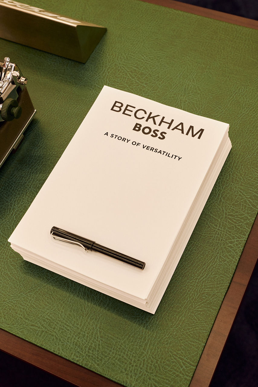 David Beckham attending the BOSS by Beckham SU26 collection launch event