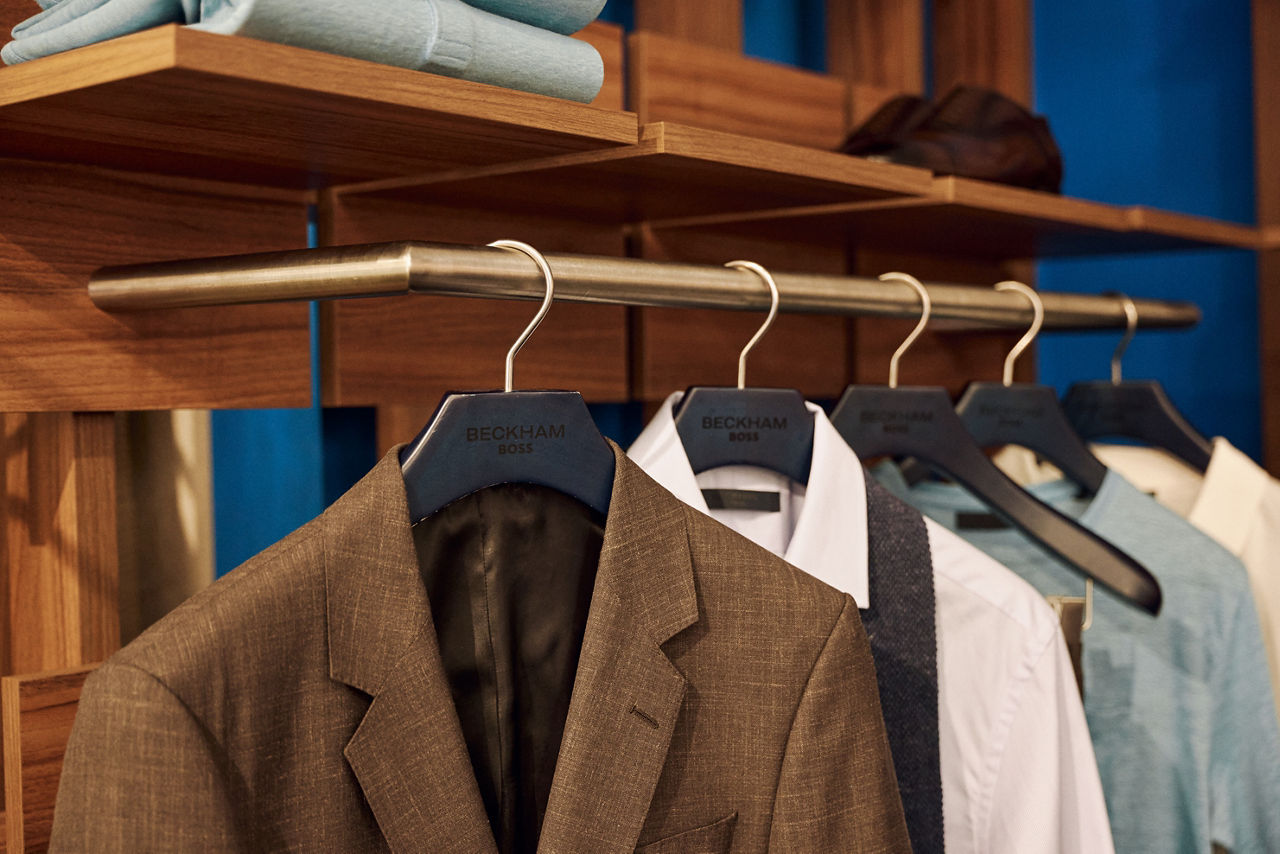 David Beckham attending the BOSS by Beckham SU26 collection launch event