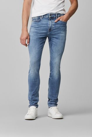Men's Skinny Jeans: close-fitting, tight, low waist