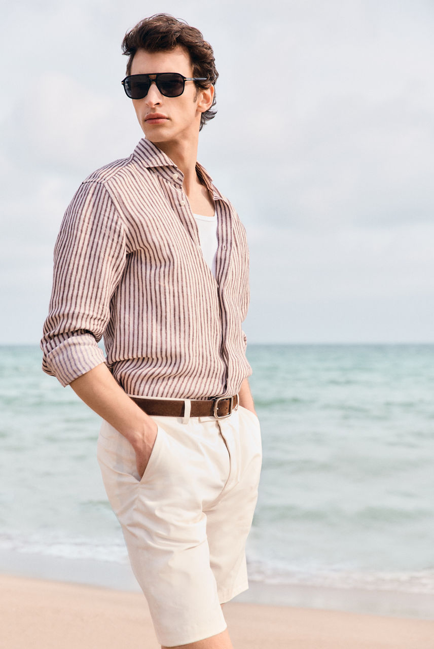 Linen styles for men by BOSS