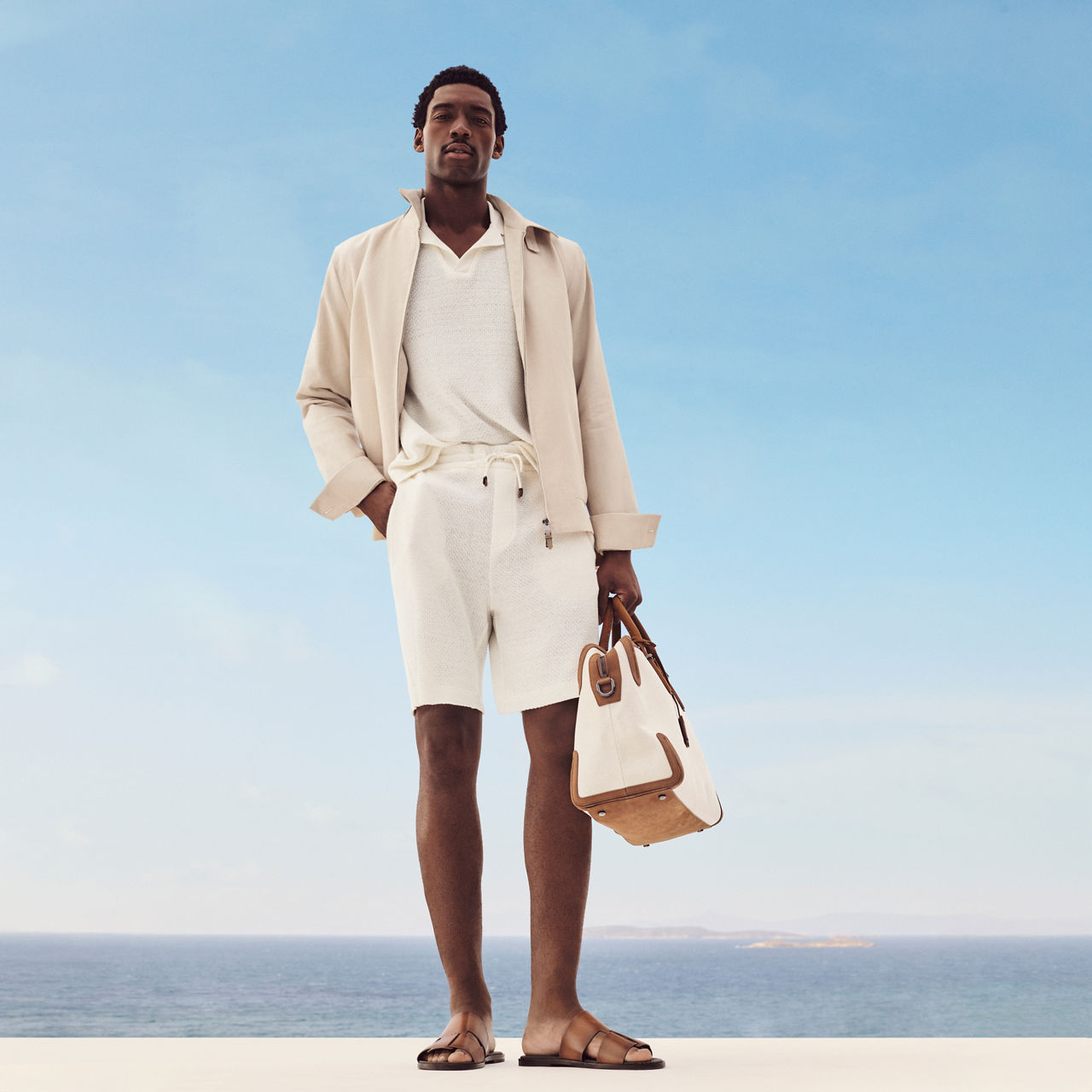 Selection of linen collection for men by BOSS