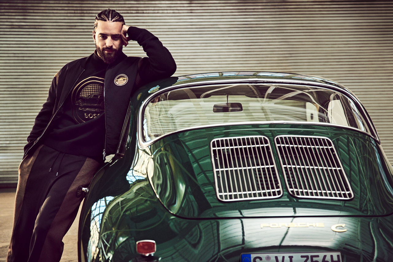 Maluma w kampanii Boss x Porsche na jesień/zimę 2023