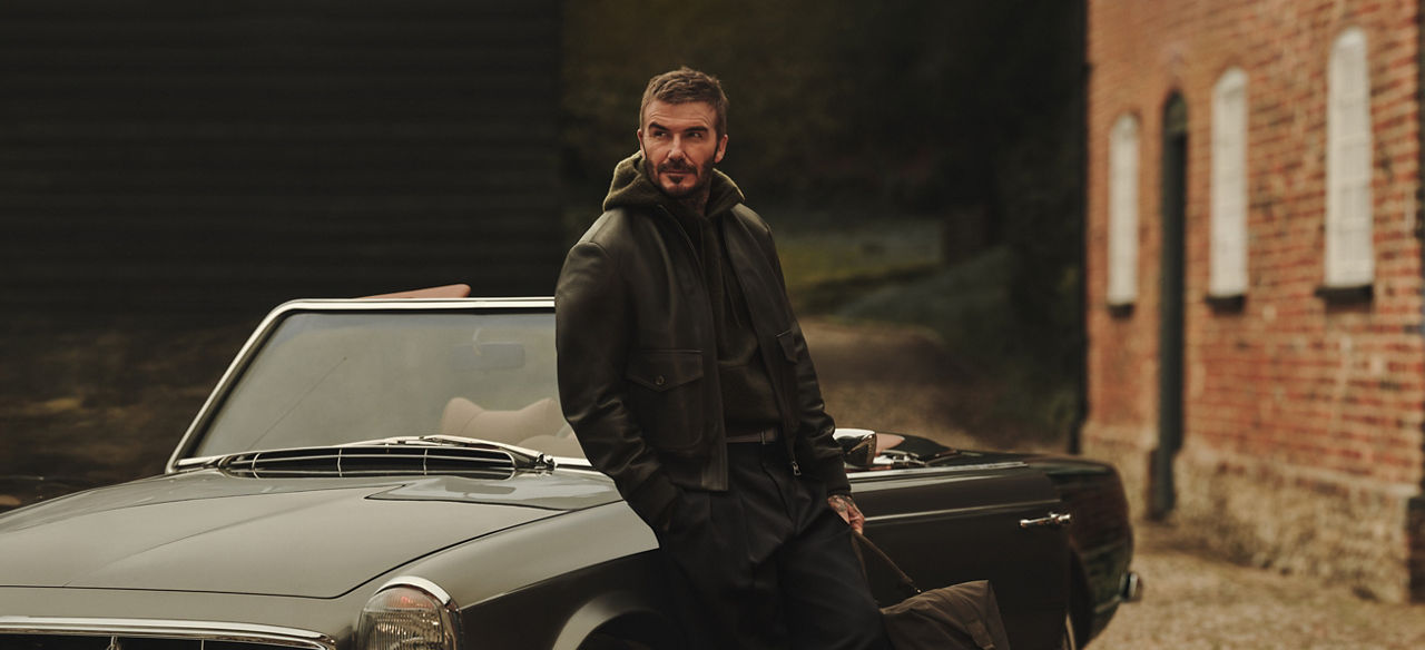 Full look from the BOSS BY BECKHAM collection