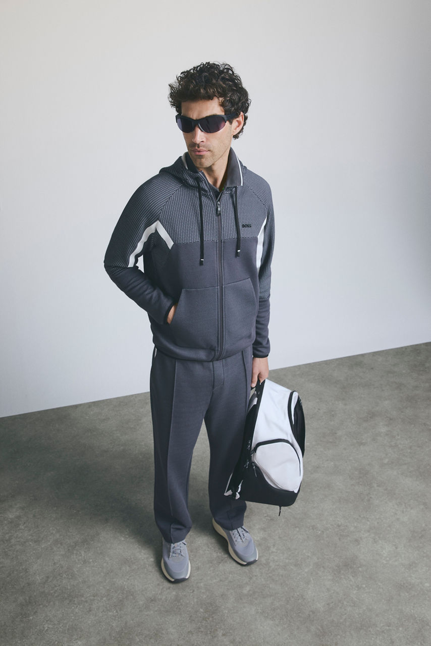 BOSS Polo with shorts