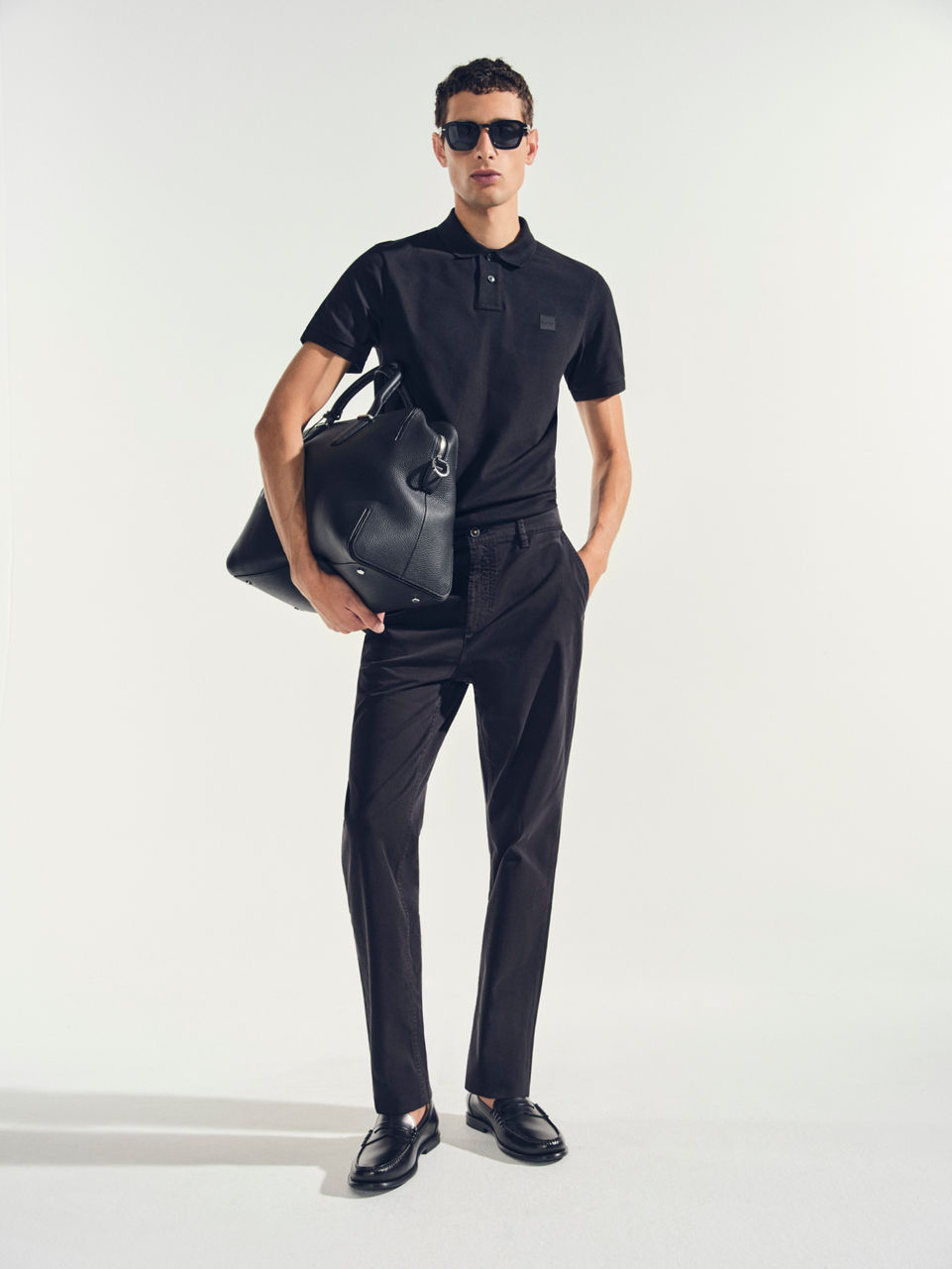 BOSS Polo with shorts