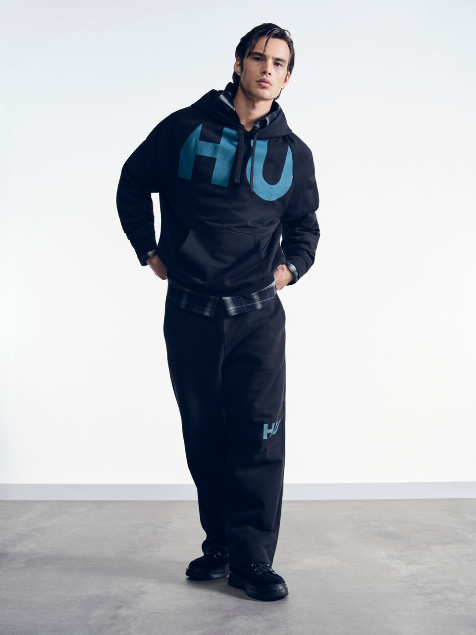 BOSS Polo with shorts