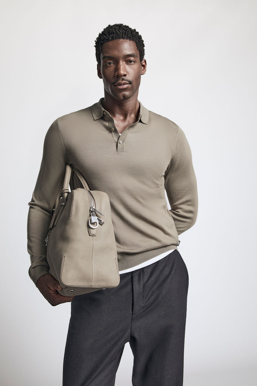 Polos BOSS de manga larga para hombre