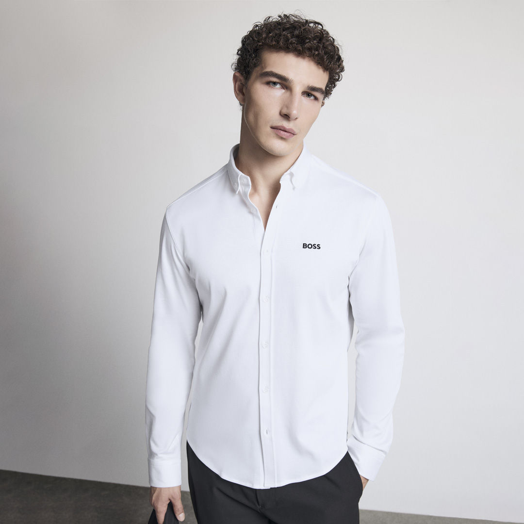 Longsleeve Polos for Men by BOSS