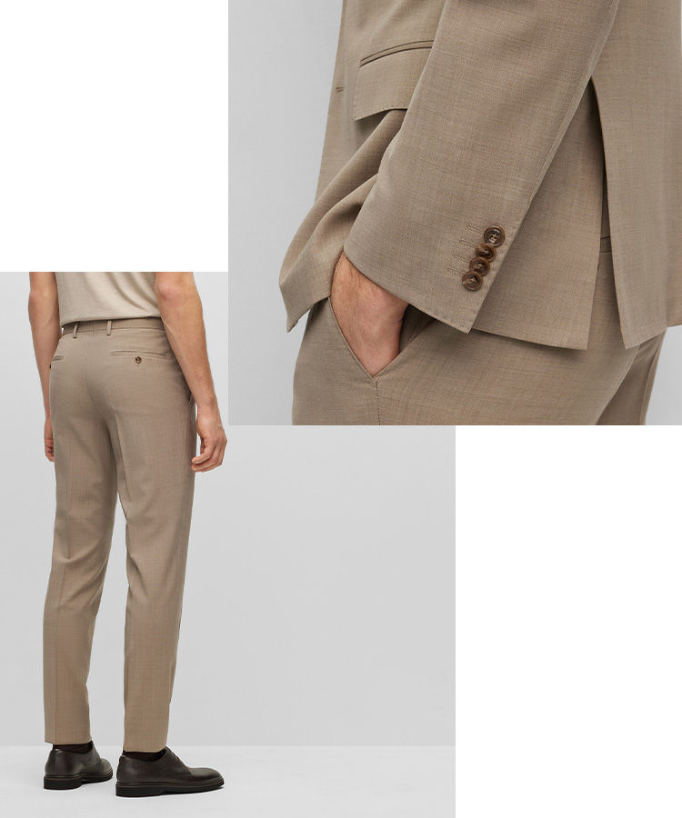 Beige suit by BOSS