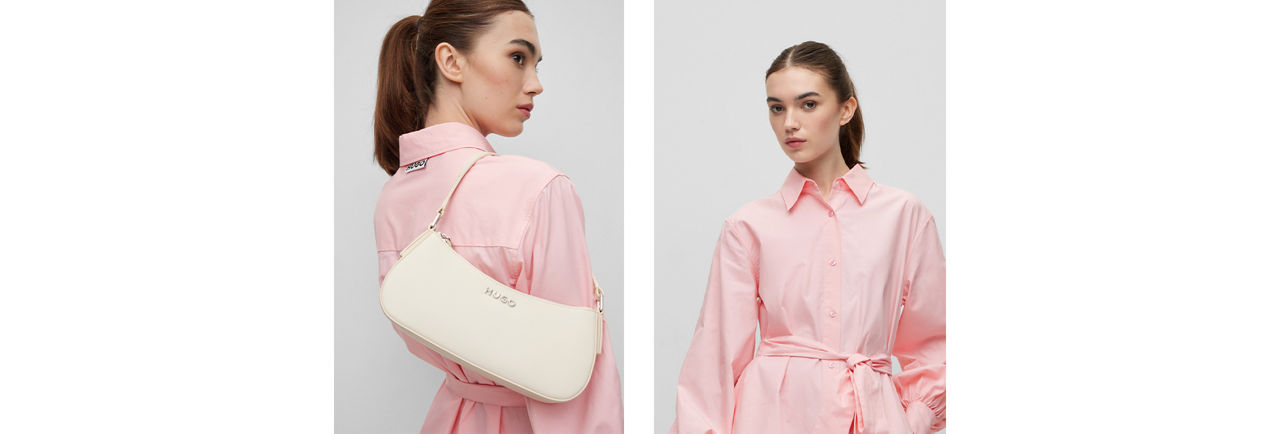 Pastel pink dress by HUGO 