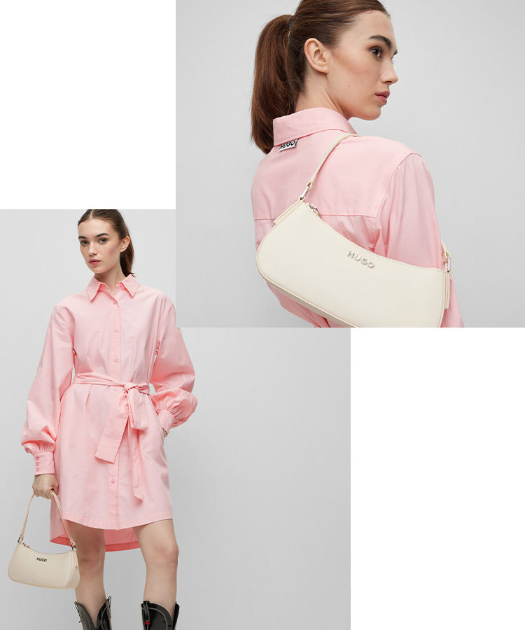 Pastel pink dress by HUGO 