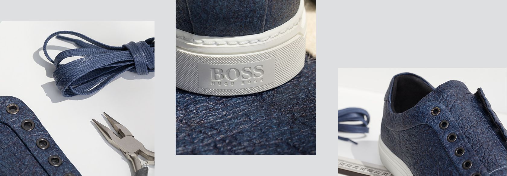 HUGO BOSS | Chaussures Véganes en peau d'ananas | Design Novateur