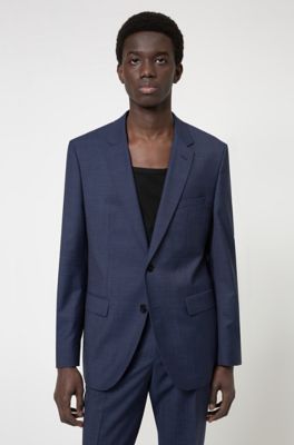 hugo boss dark blue suit