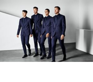 Real Madrid C F Players Wearing Boss Suits Casual Looks