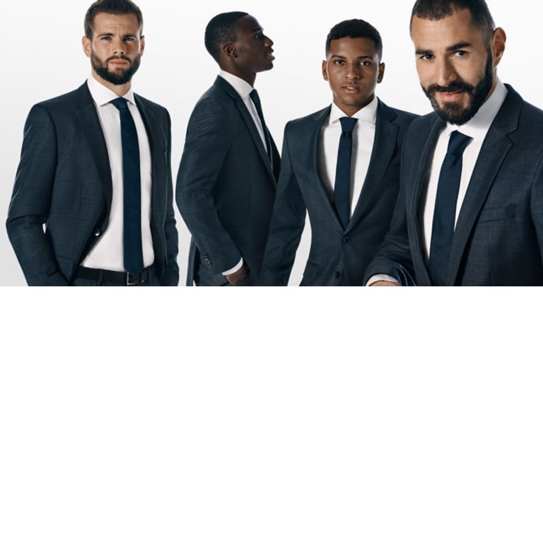 Real Madrid C F Players Wearing Boss Suits Casual Looks