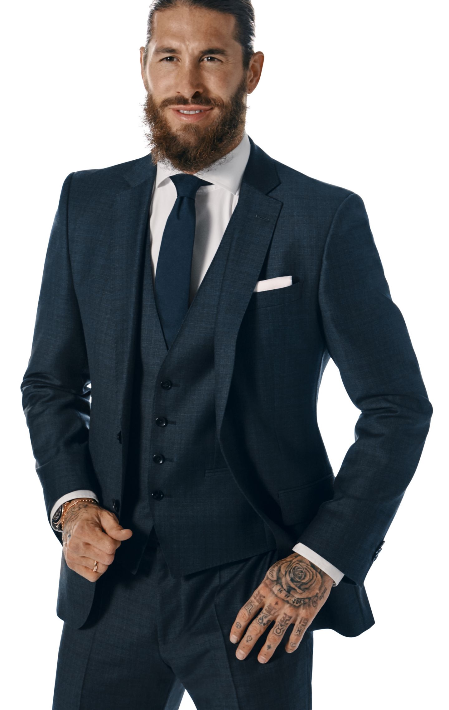 Real Madrid C F Players Wearing Boss Suits Casual Looks