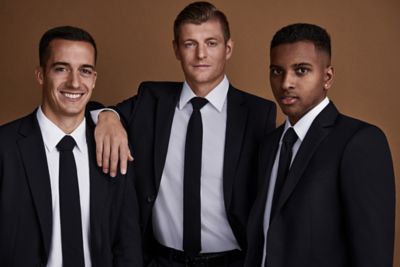 Real Madrid C F Players Wearing Boss Suits Casual Looks