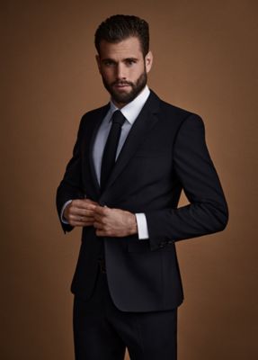 Real Madrid C F Players Wearing Boss Suits Casual Looks