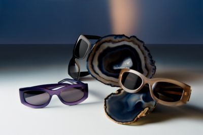 womens laydown picture from sunglasses in titanium quality from FW21 collection 