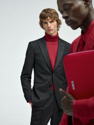 BOSSのメンズ向けメリノウールスタイル