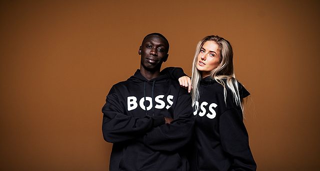 Boss HUGO BOSS " Dimico " Homme 100% Laine Ras Du Cou Pull US M It 50 