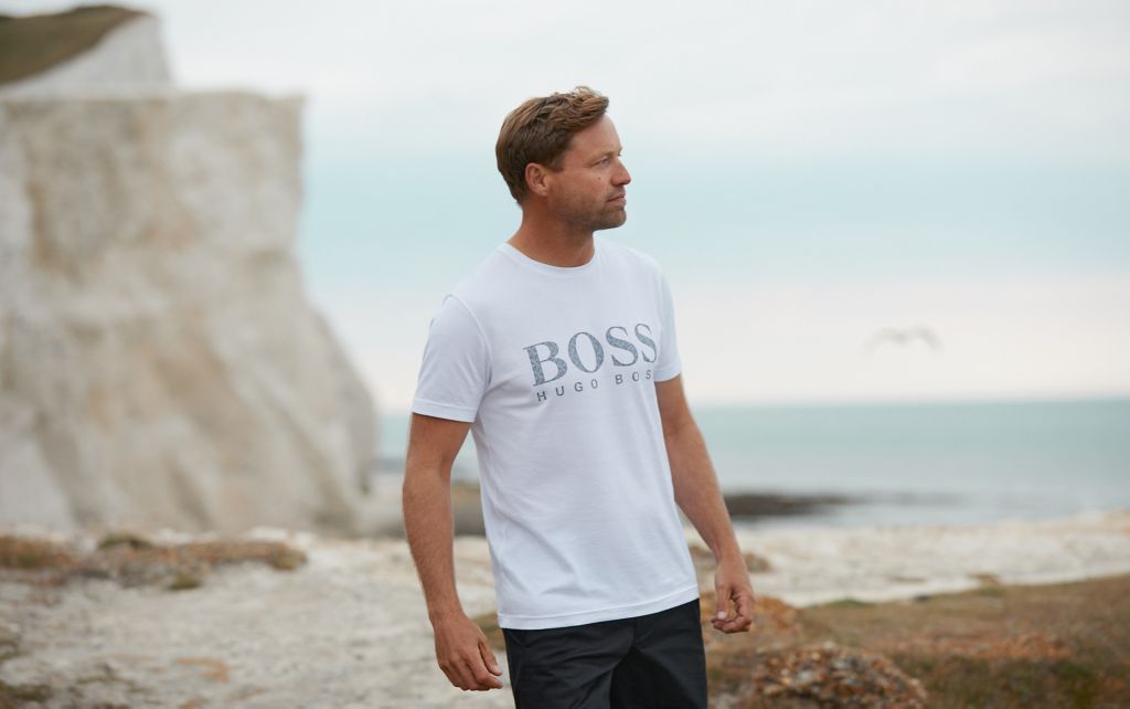 Hugo boss t shirt footasylum online