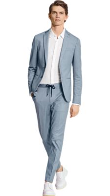 hugo boss light blue blazer