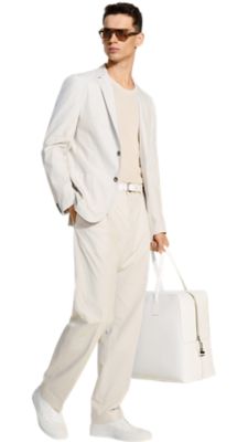 hugo boss cream suit