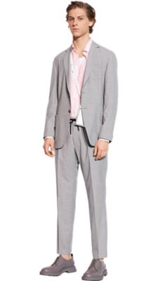 costume hugo boss gris