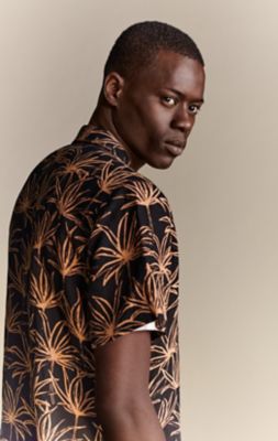 Casual linen shirts men by BOSS