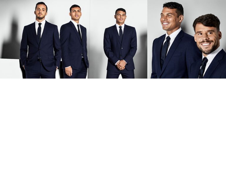 Paris Saint Germain F C Players Dressed In Boss Suits More