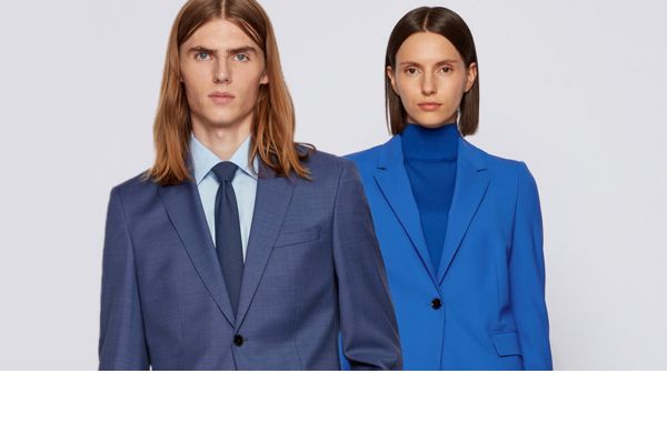 BOSSのトレーサブルウールを使用したファッションアイテム