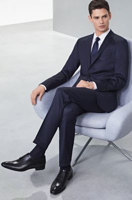 navy suit hugo boss