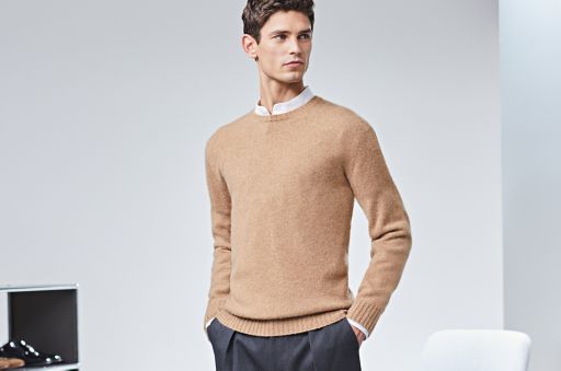 Hugo boss mens cashmere jumpers hot sale