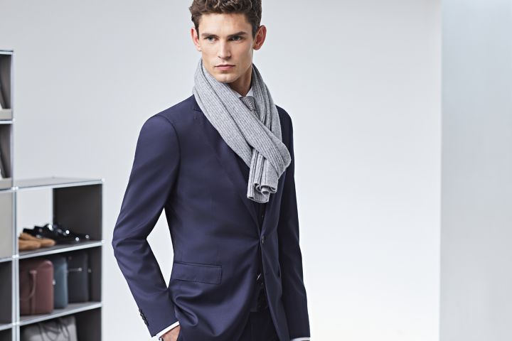 HUGO BOSS BOSS Guide How to wear a scarf for Men