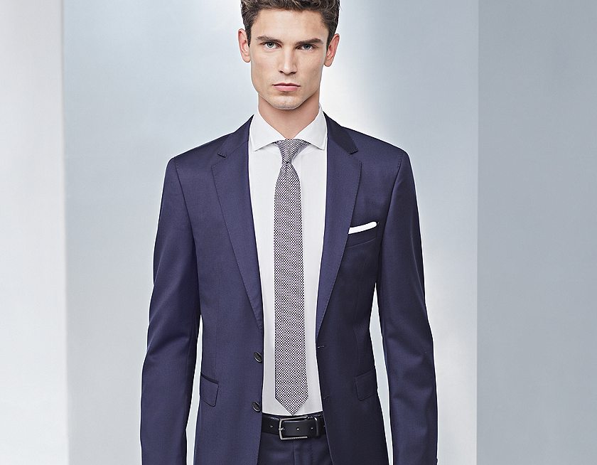 Blue Single Selected Tie/accessory discount 56% MEN FASHION Suits & Sets Print 