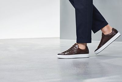 casual shoes with suit pants