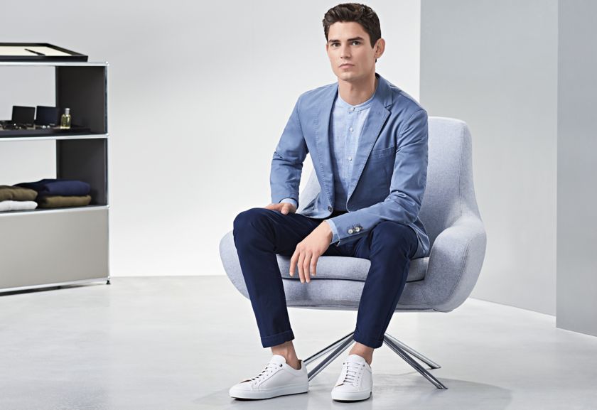 10 Rules Of Trainers Combining Trainers With Suit Or Chinos Boss