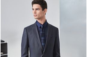 Silk shirt and tie by BOSS