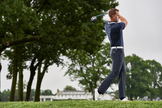 Henrik Stenson teaching how to play golf by BOSS