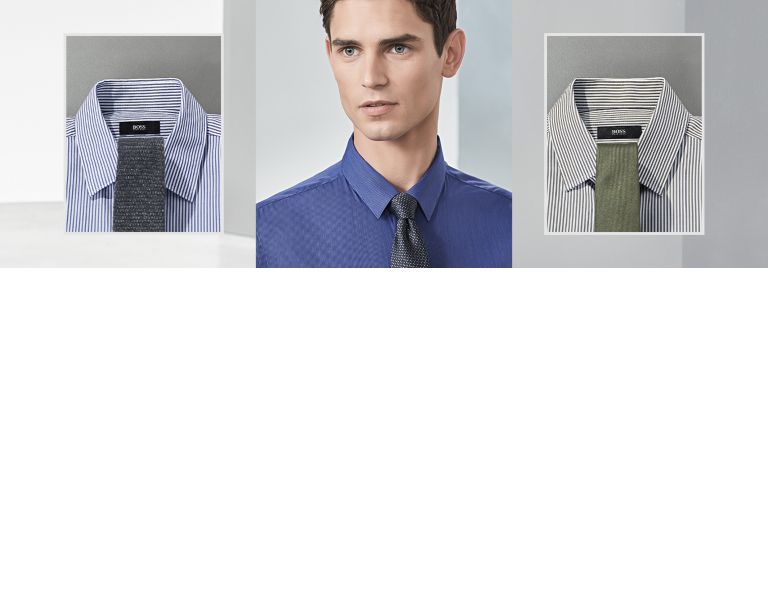 Plain shirt and discount tie