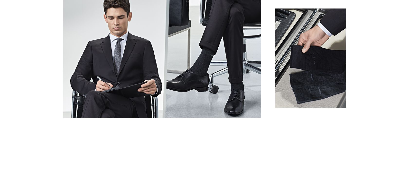 Tibio Largo maleta HUGO BOSS | BOSS Guide: Matching Suits with Socks