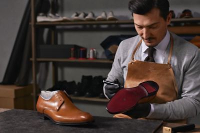 hugo boss men's leather shoes