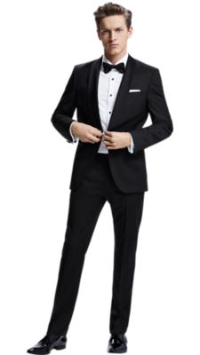 hugo boss fitted suit